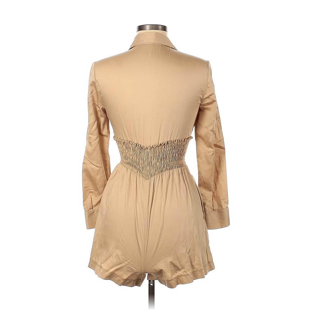 Maje Beige Sable Romper with Pockets in Size French 36 - Picture 4 of 8